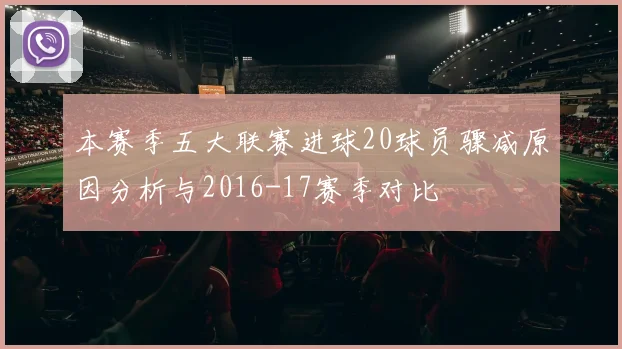 本赛季五大联赛进球20球员骤减原因分析与2016-17赛季对比
